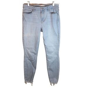 Paige ultra skinny jeans women 30 light blue wash verdugo